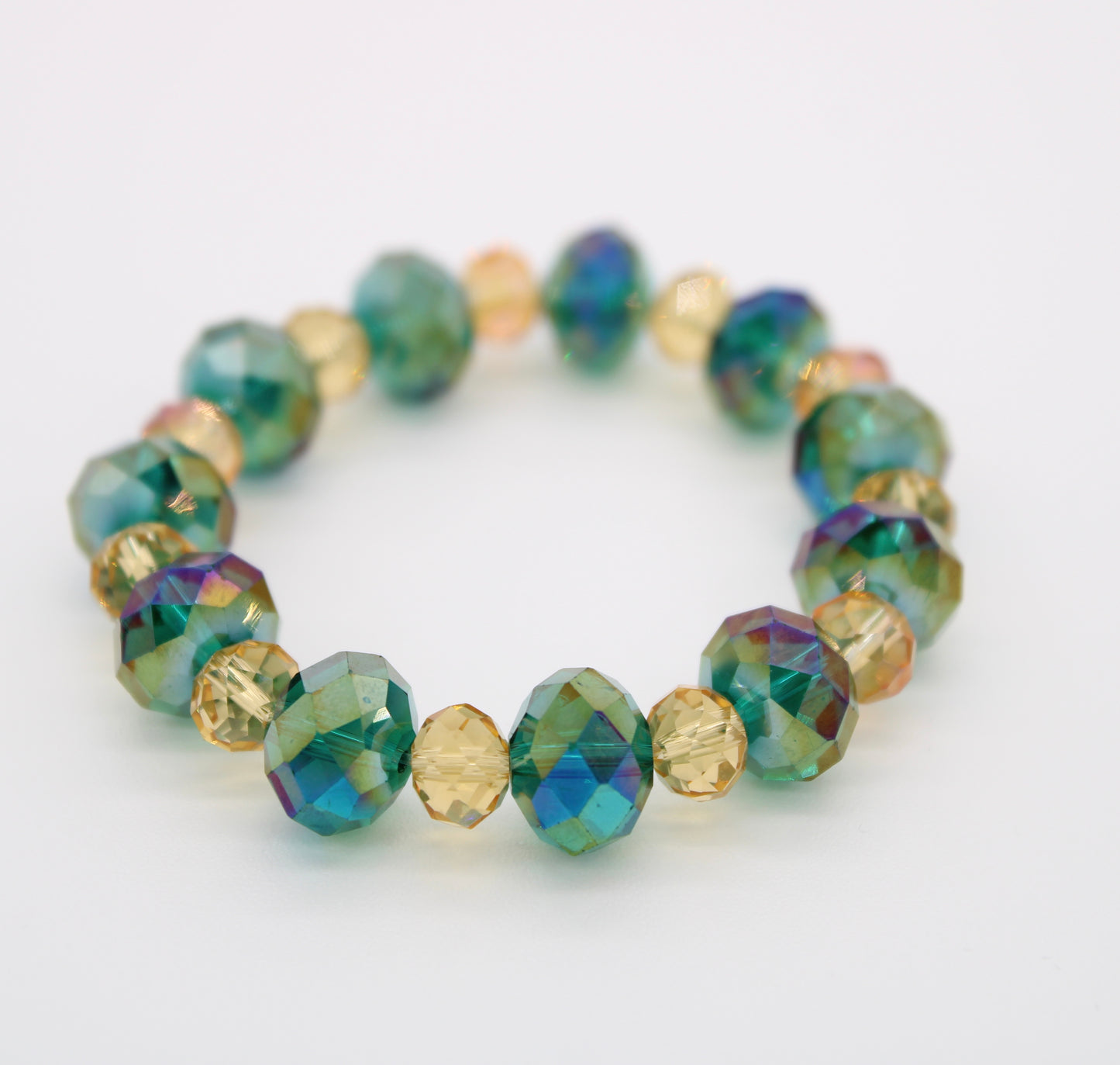 Teal Gold Bracelet