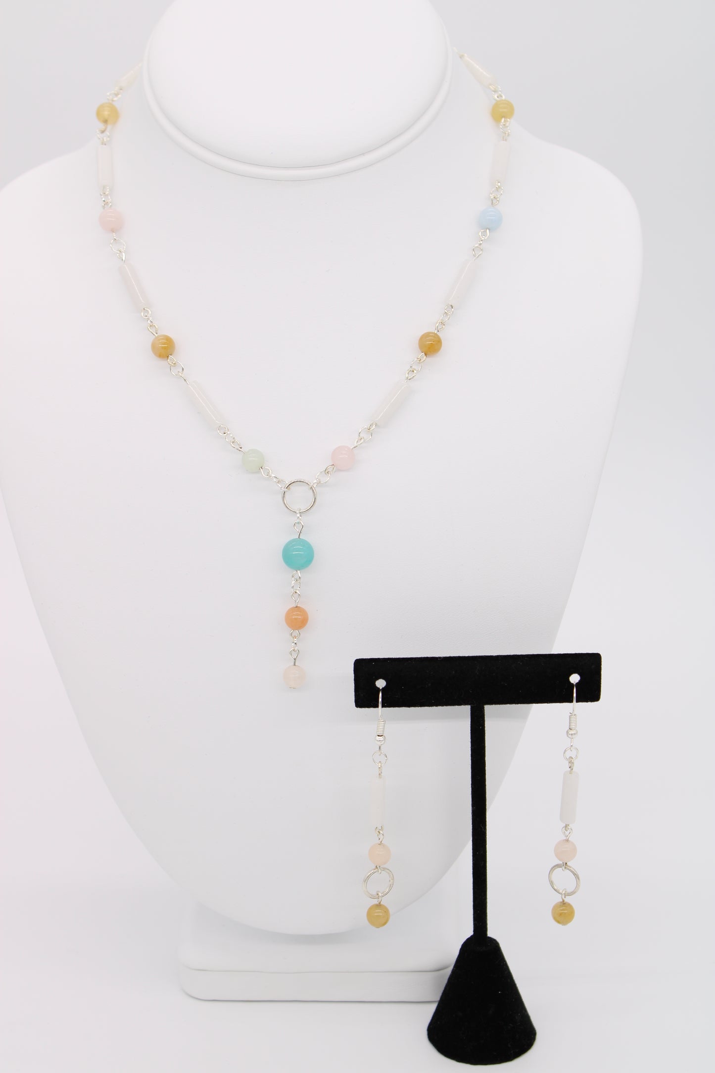Amazonite Necklace & Earring Set