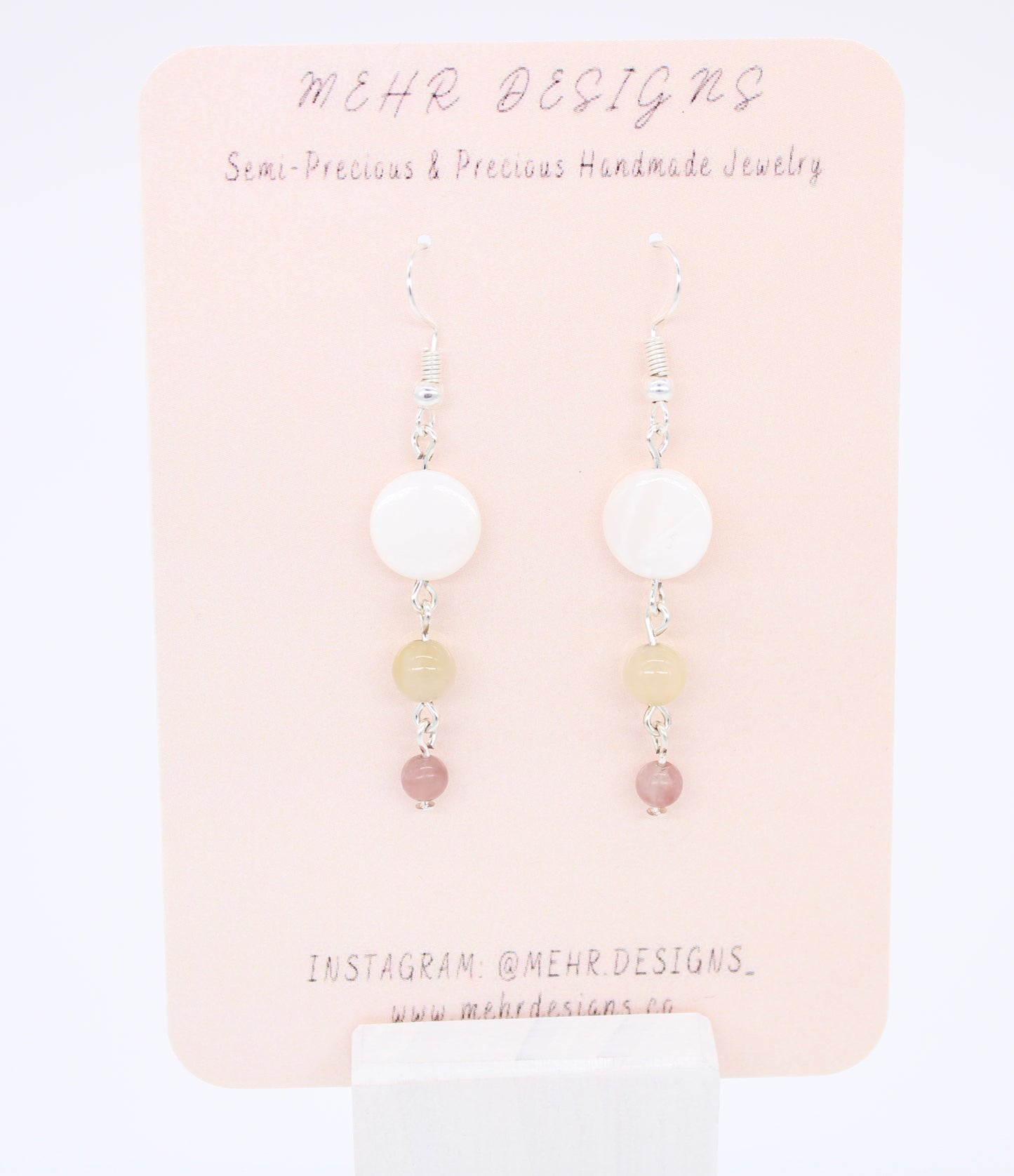 Shell Stepped Earrings