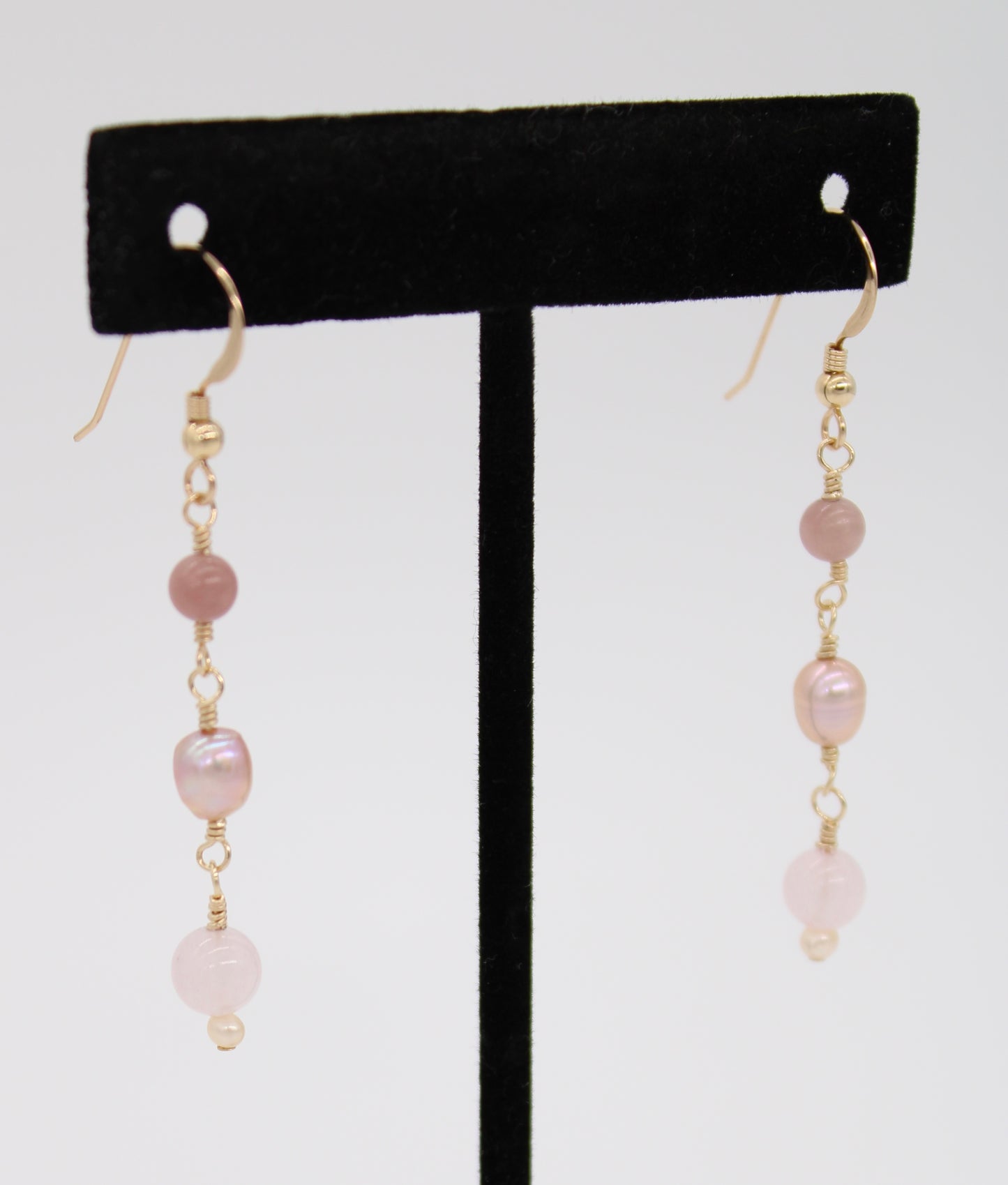 Pink Pearl Set (Earrings & Necklace)