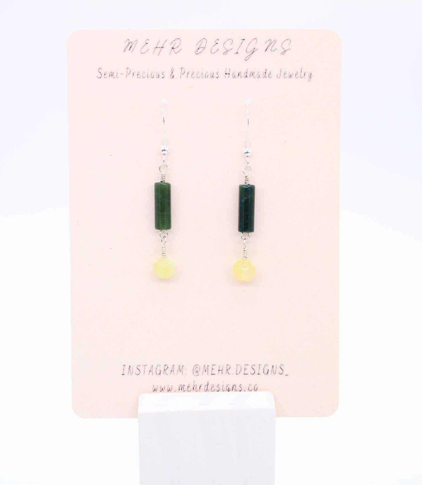 Agate Ball Earrings
