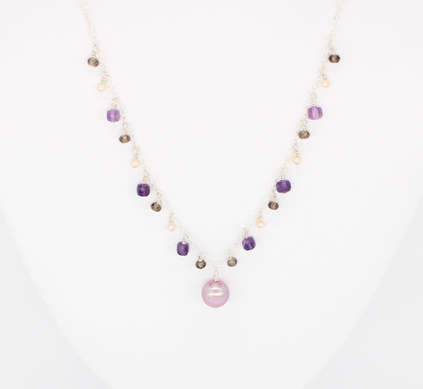 Pearl Gemstone Necklace