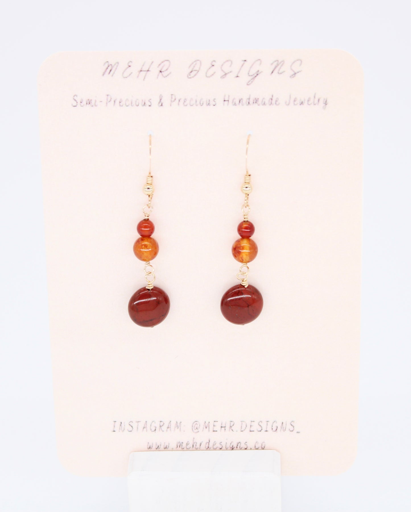Jasper and Jade Earrings