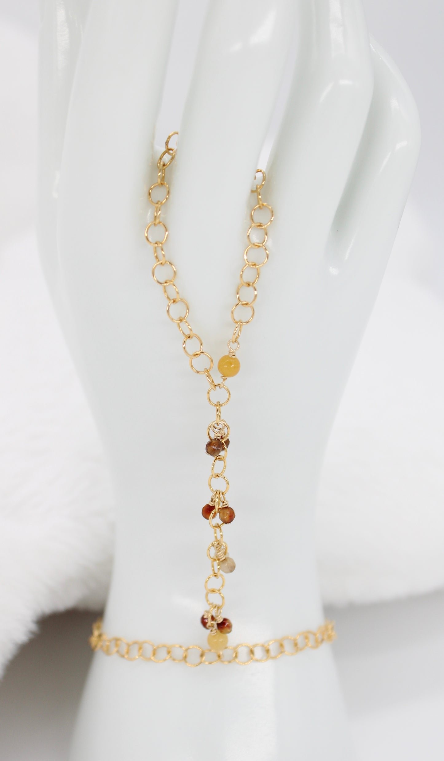 Gold Gemstone Hand Harness