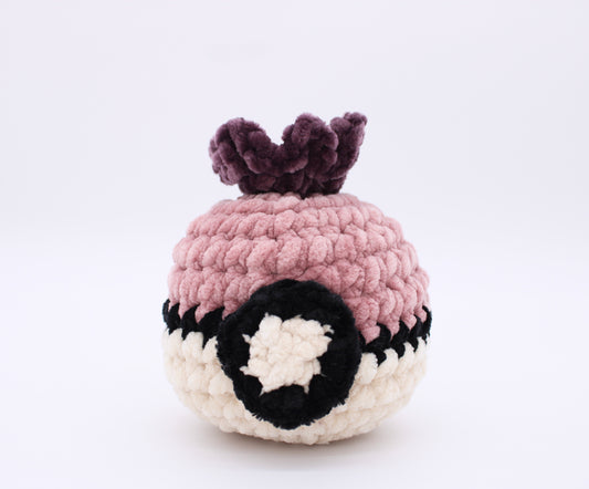 Crochet Pattern: Medium Size Pokemon Poke Ball with a Crown