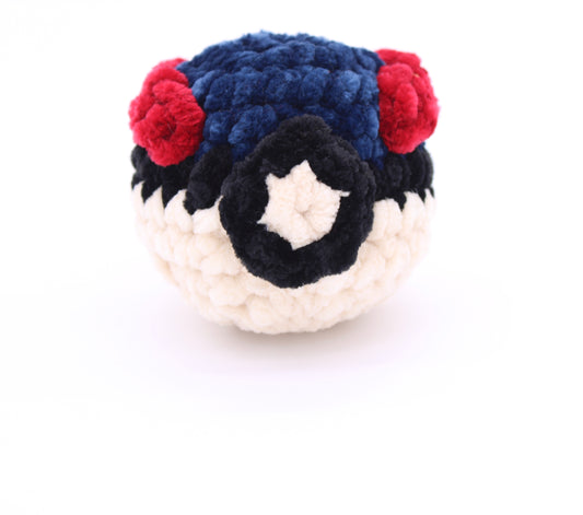 Crochet Pattern: Small Size Pokemon Great Poke Ball