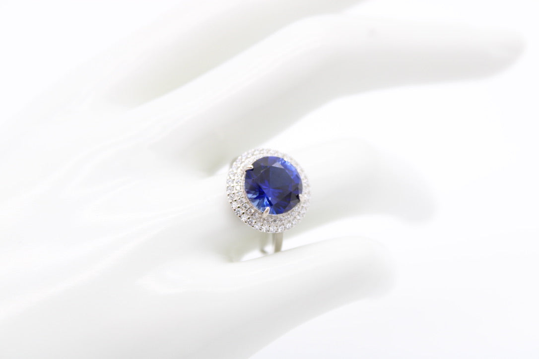 Gemstone Halo Rings