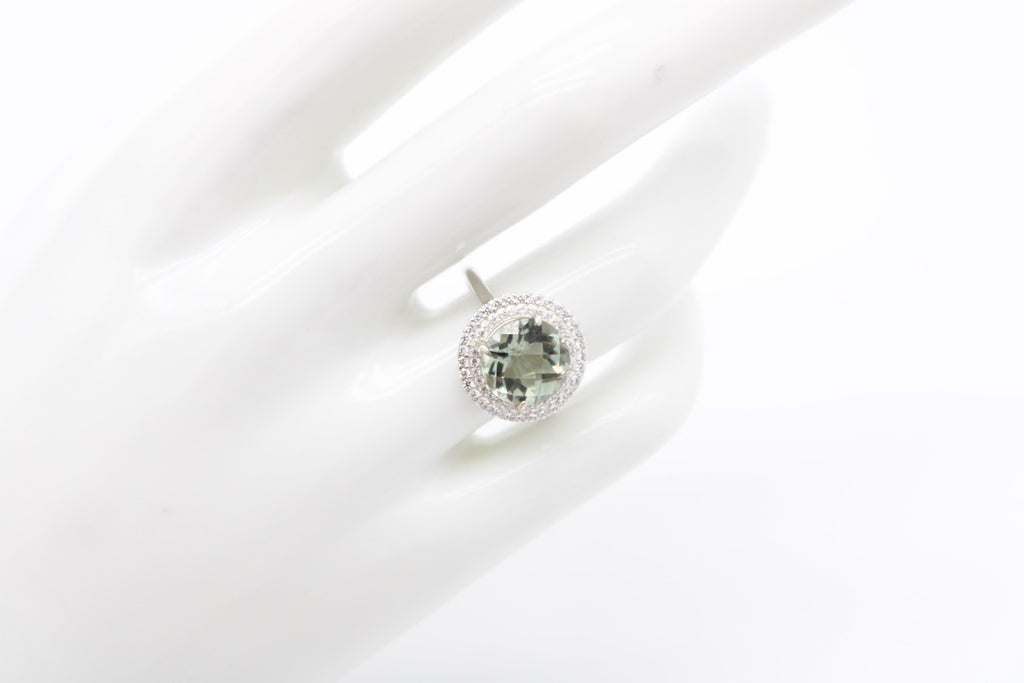 Gemstone Halo Rings