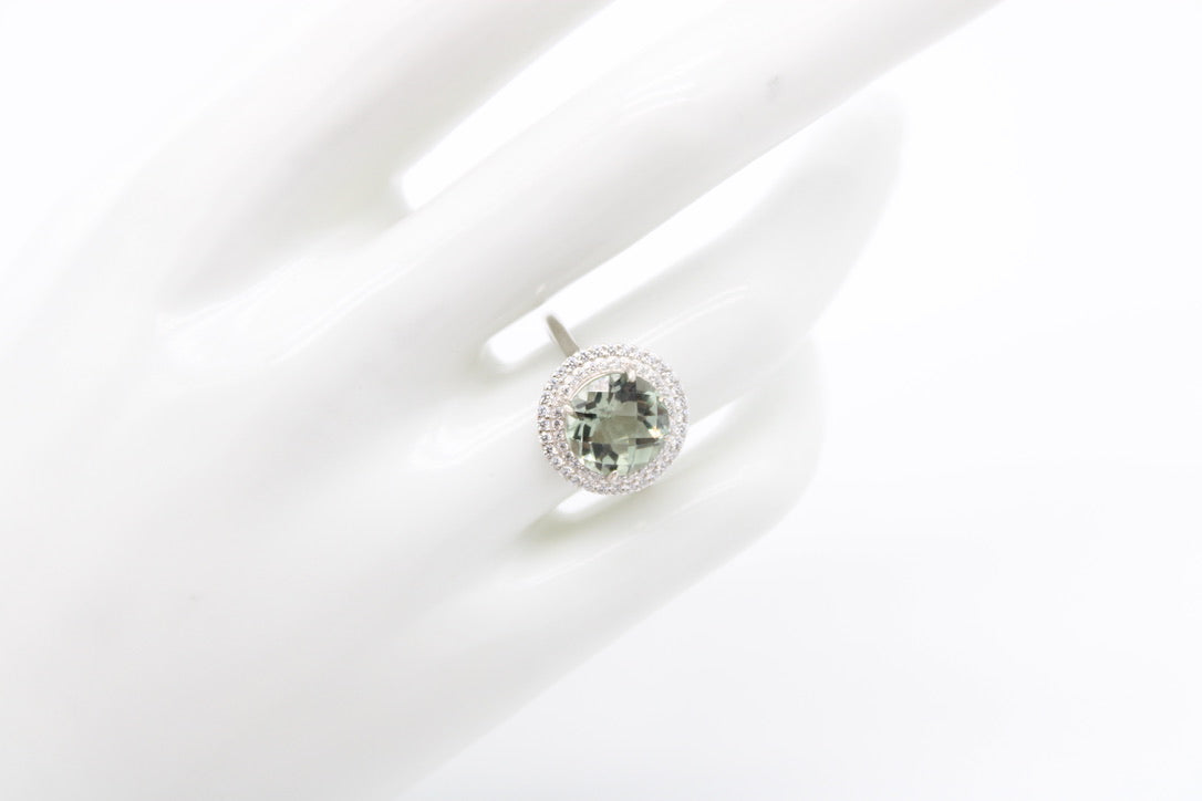 Gemstone Halo Rings