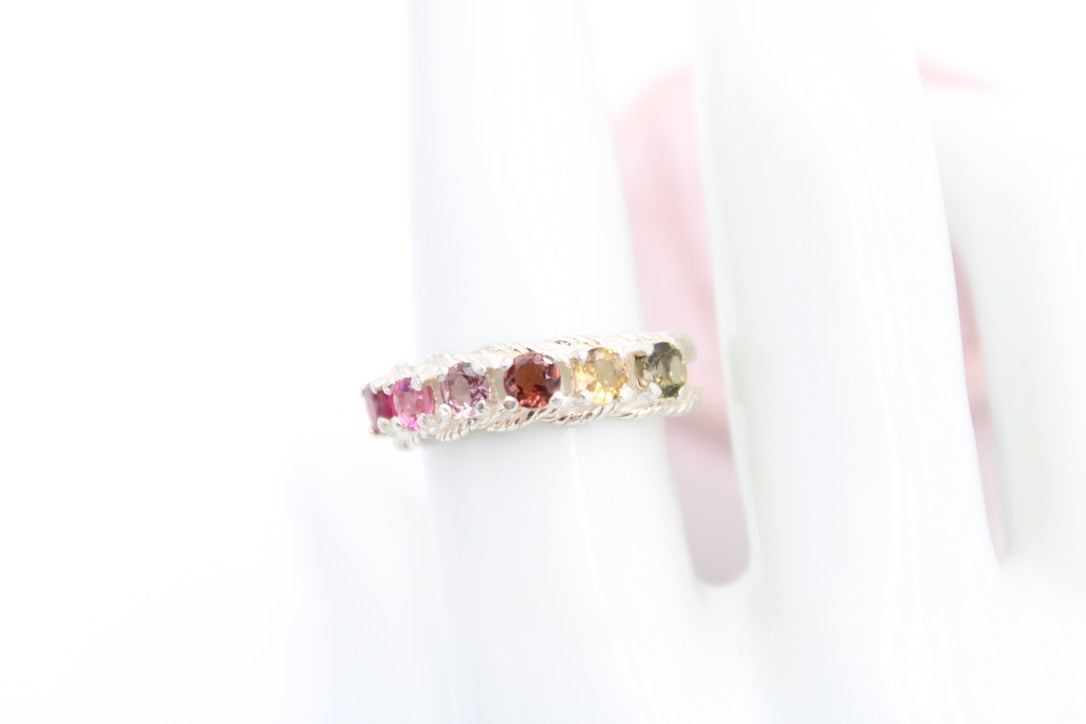 Multi-Color Tourmaline Band