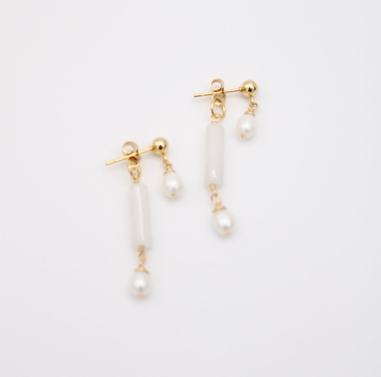 Dewdrop Pearl Earrings
