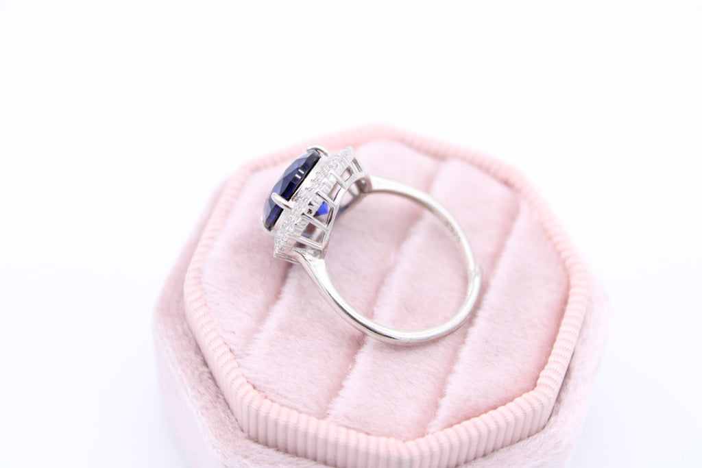 Gemstone Halo Rings