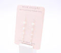 White pearl Gradient Earrings