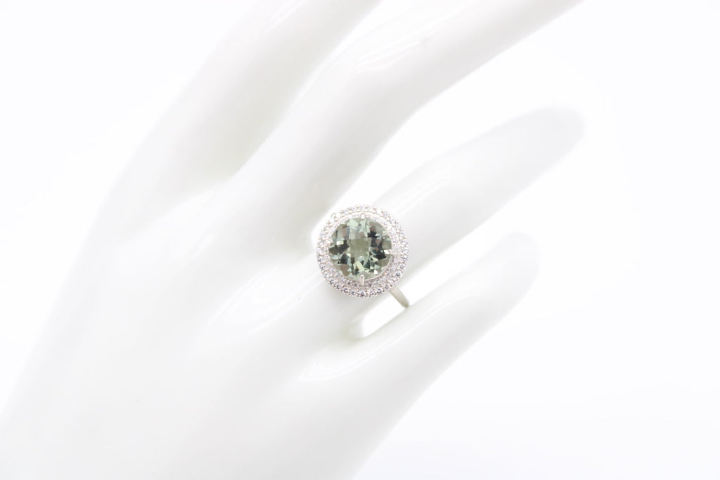 Gemstone Halo Rings