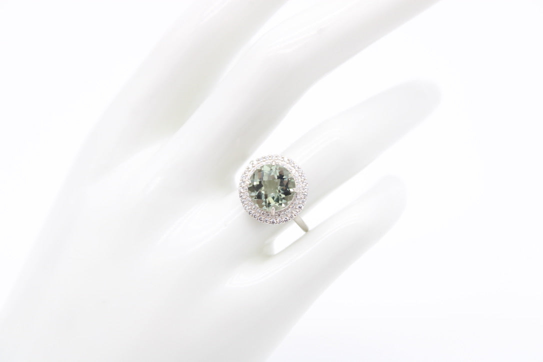 Gemstone Halo Rings