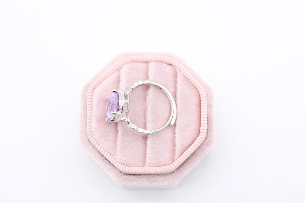 Lavender Amethyst Vine Ring