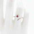 Stackable Tourmaline Clover Ring