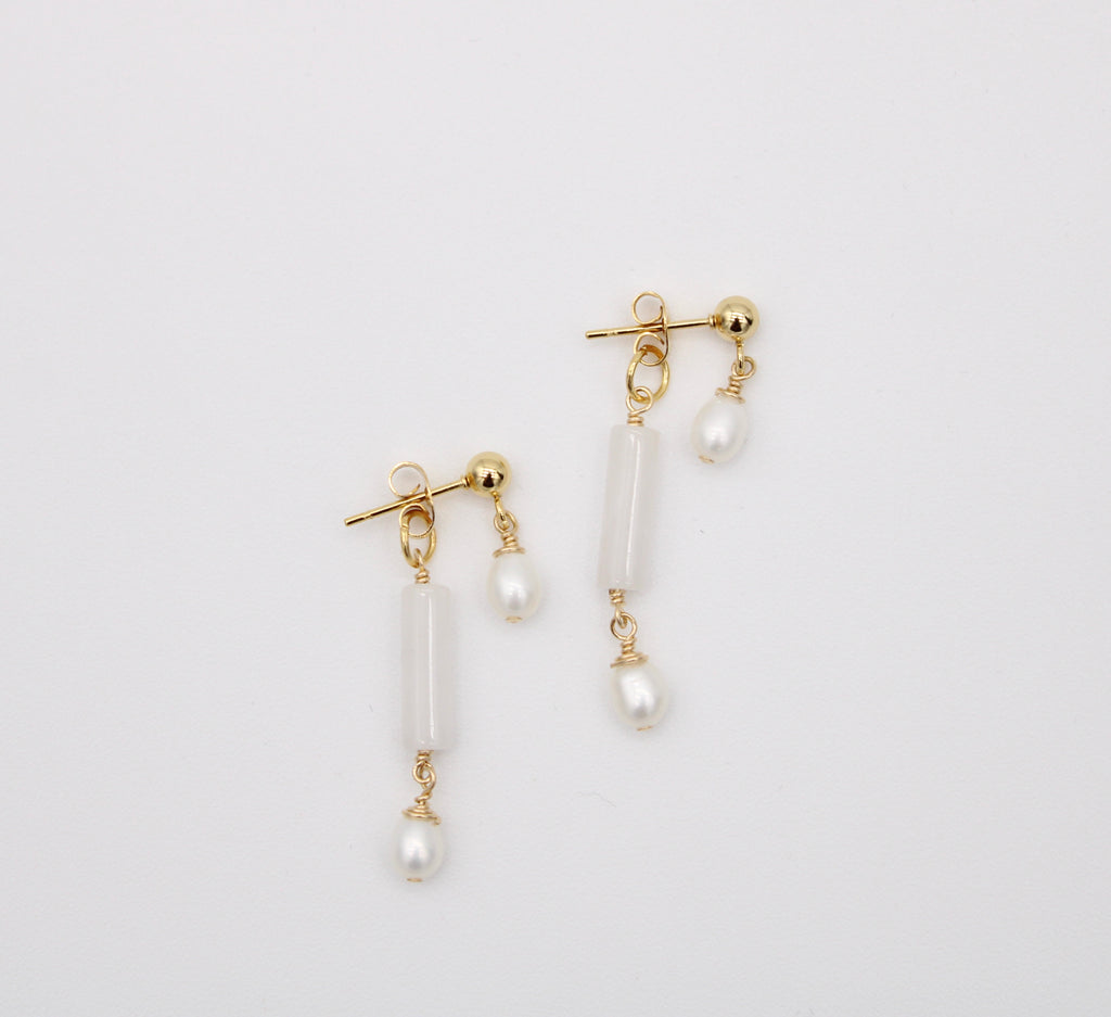 Dewdrop Pearl Earrings