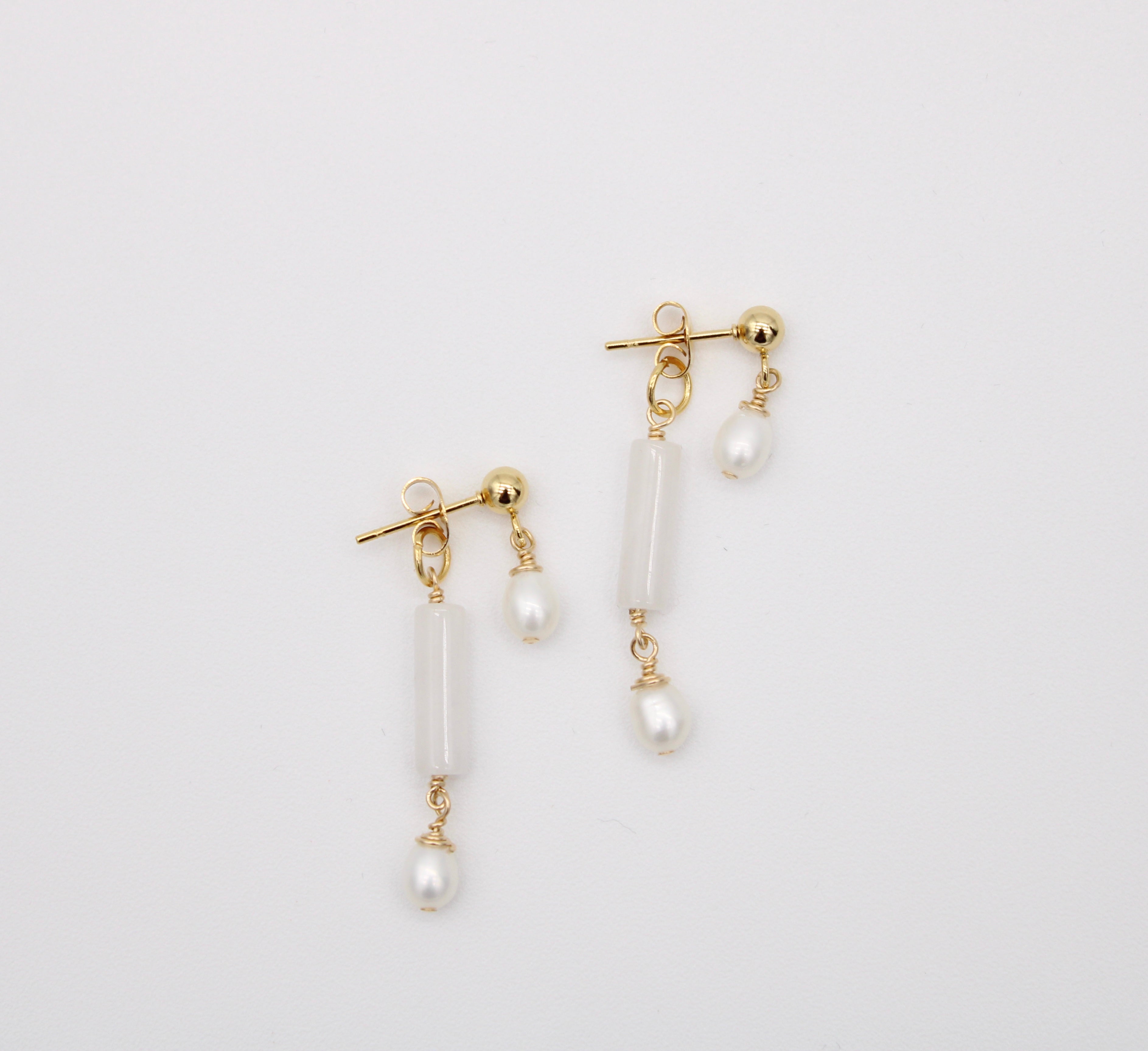 Dewdrop Pearl Earrings