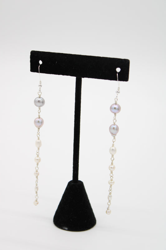 Petal Ice Pearl Earrings