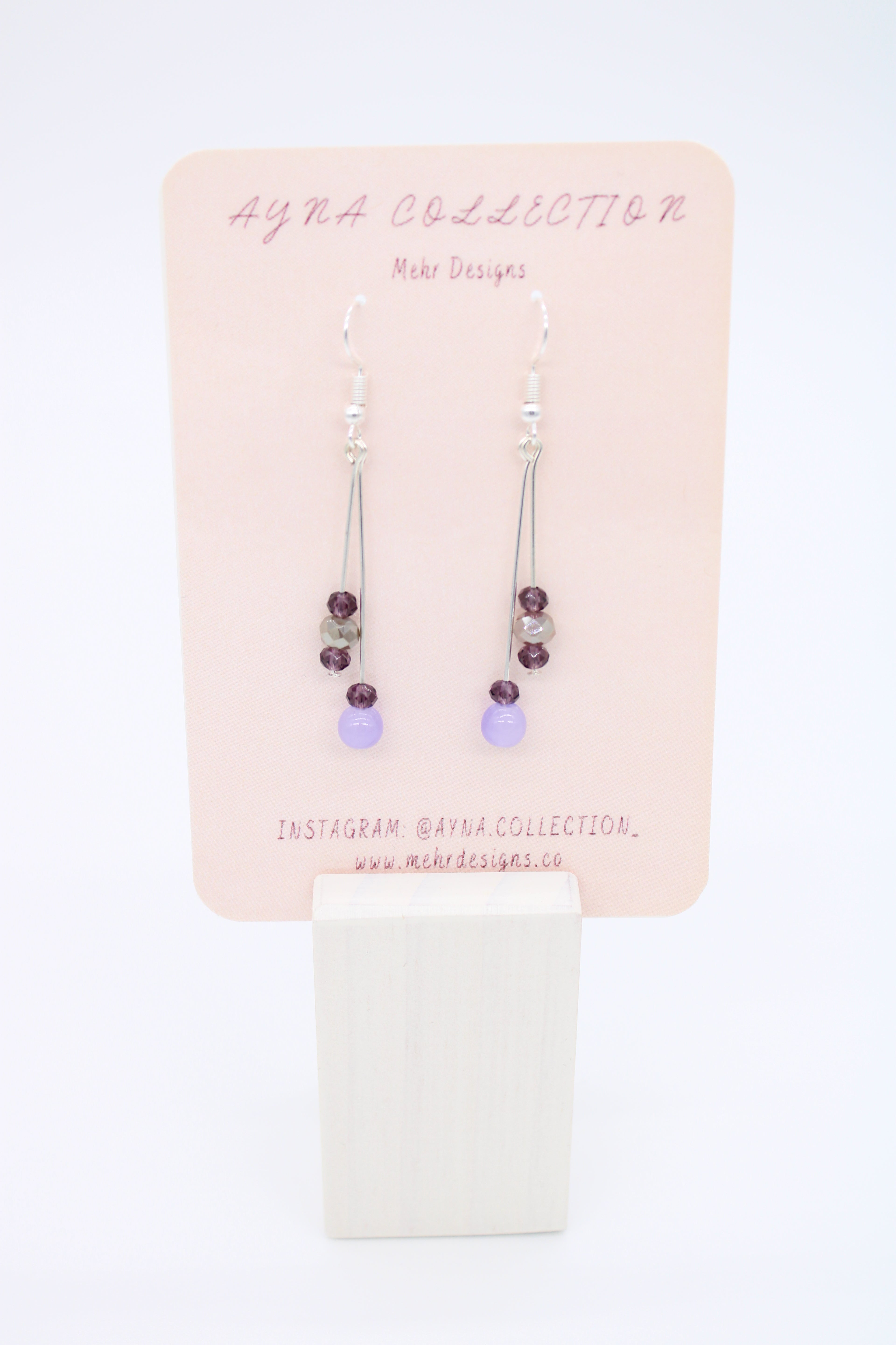 Lavender Sprinkles Earring