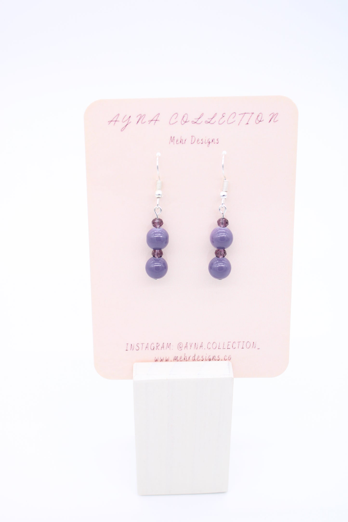 Violet Bloom Earrings