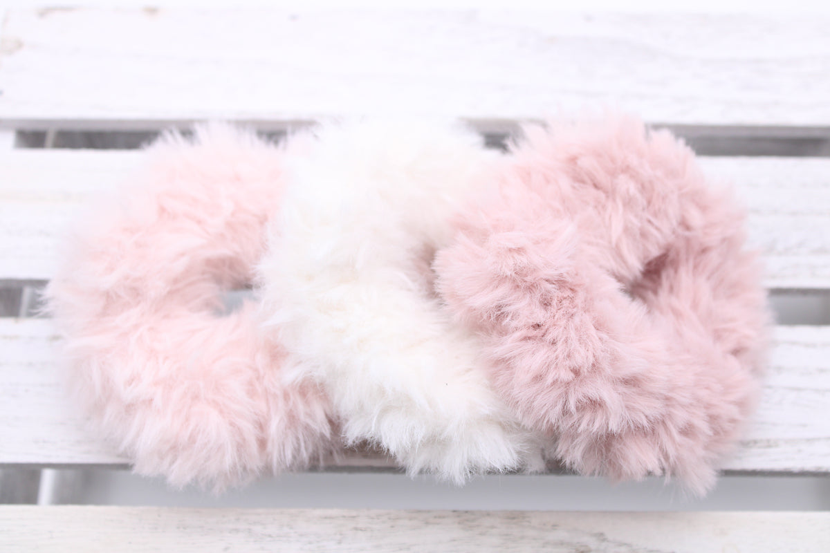 Fluffy Hair Scrunchies