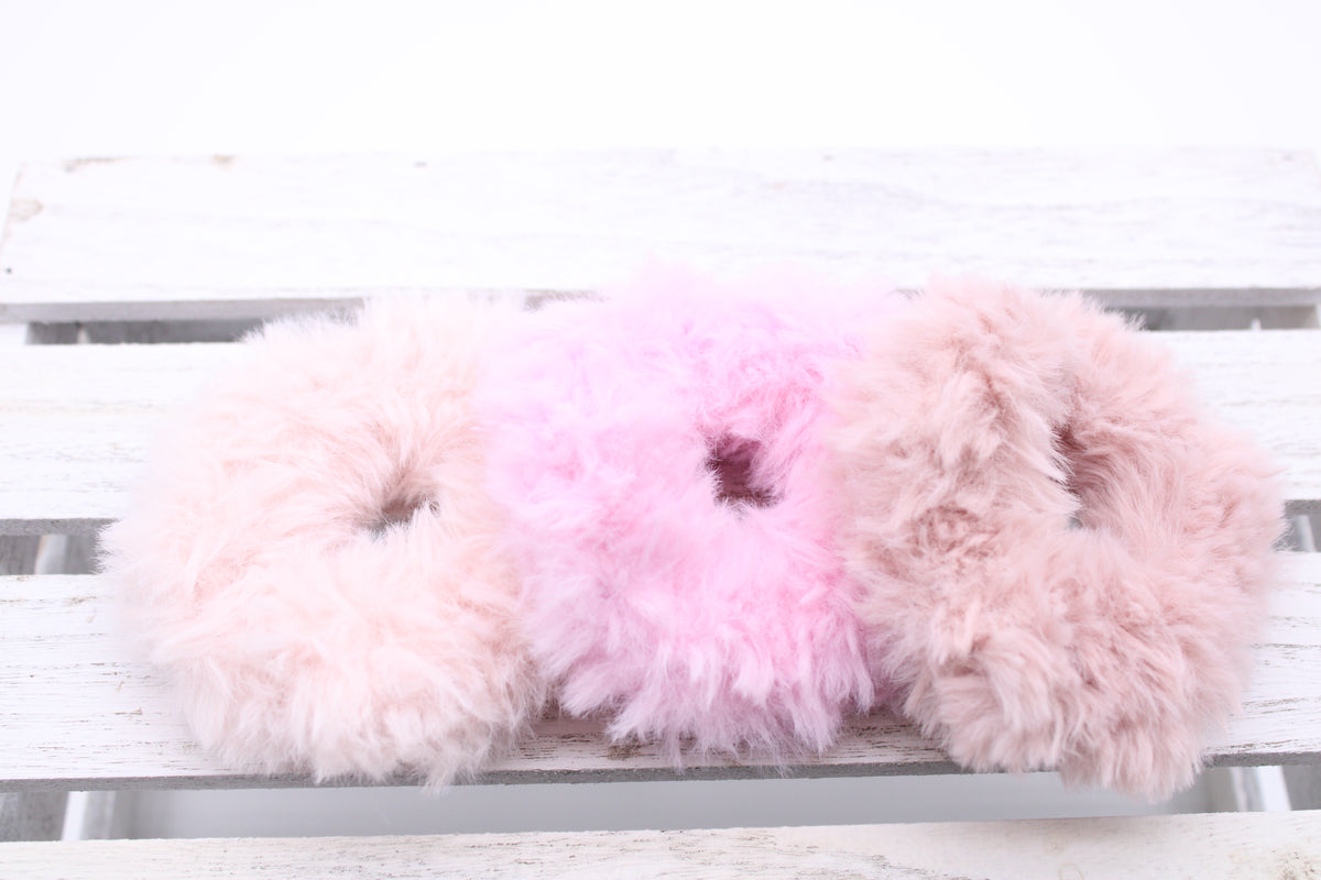 Fluffy Hair Scrunchies