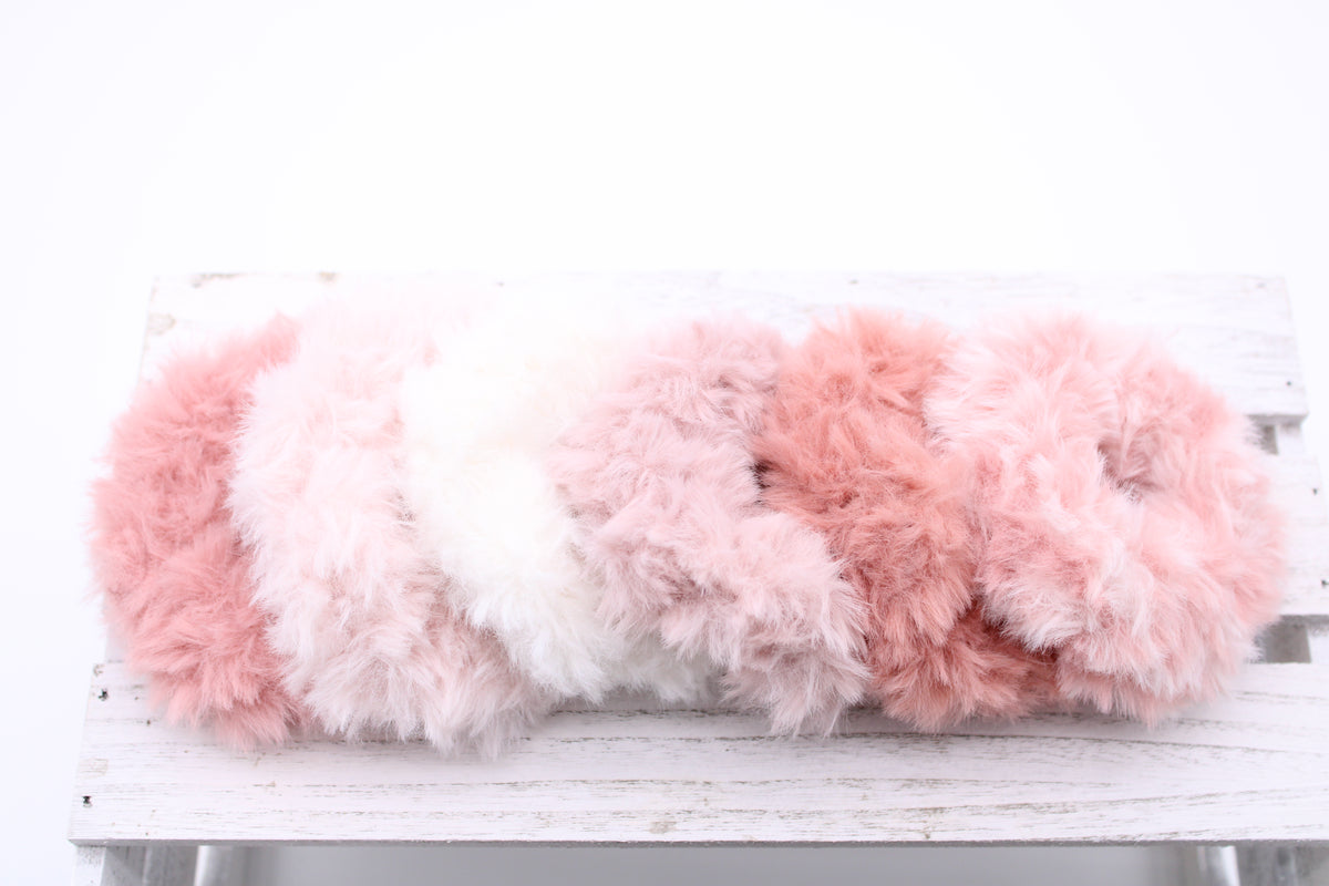 Fluffy Hair Scrunchies