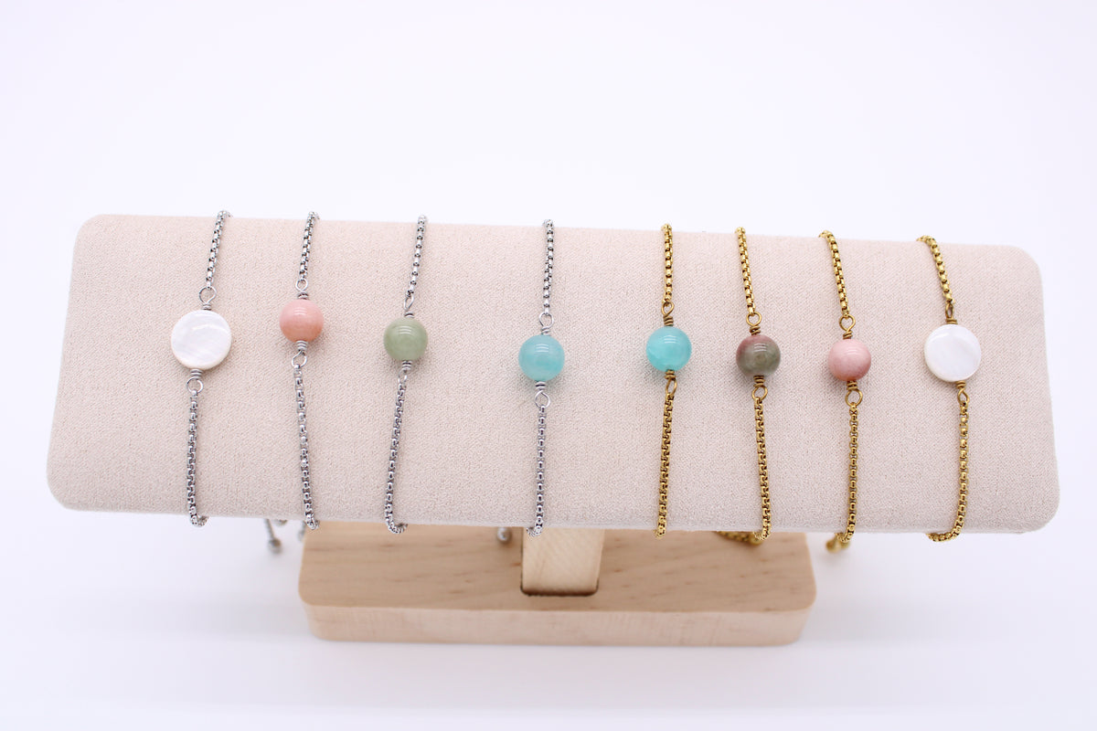 Solitaire Gem Bracelet