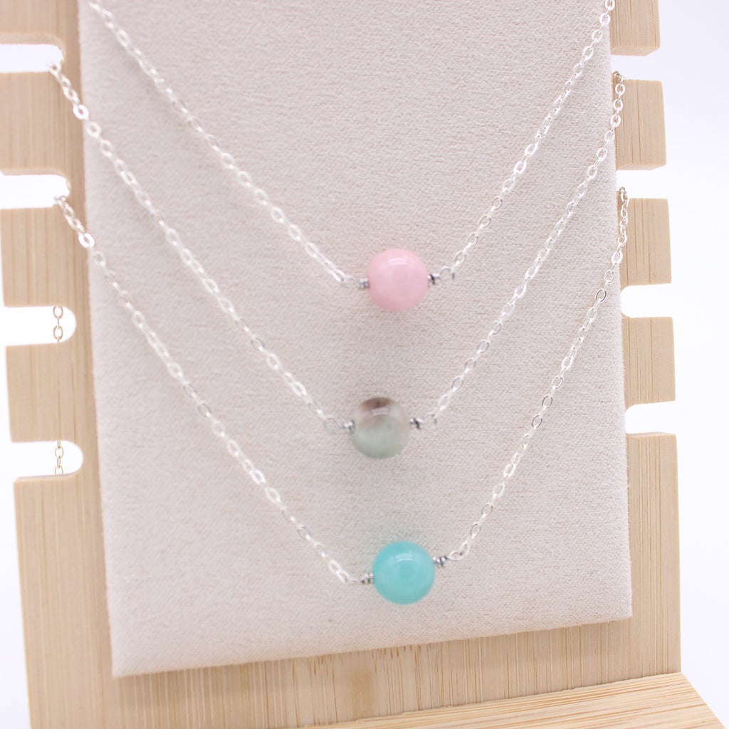 Solitaire Gem Necklace