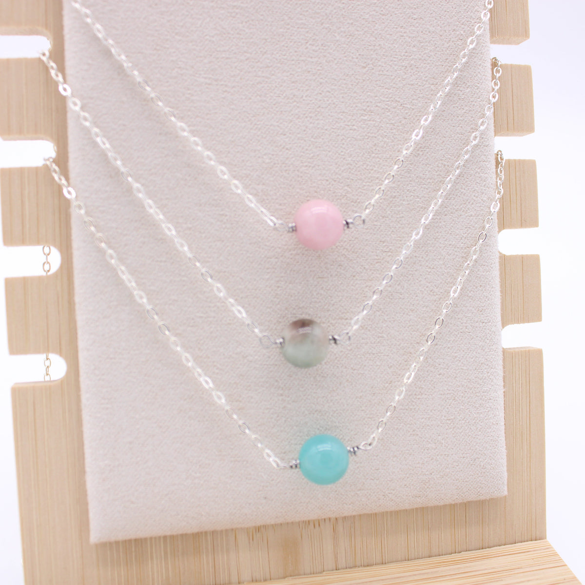 Solitaire Gem Necklace