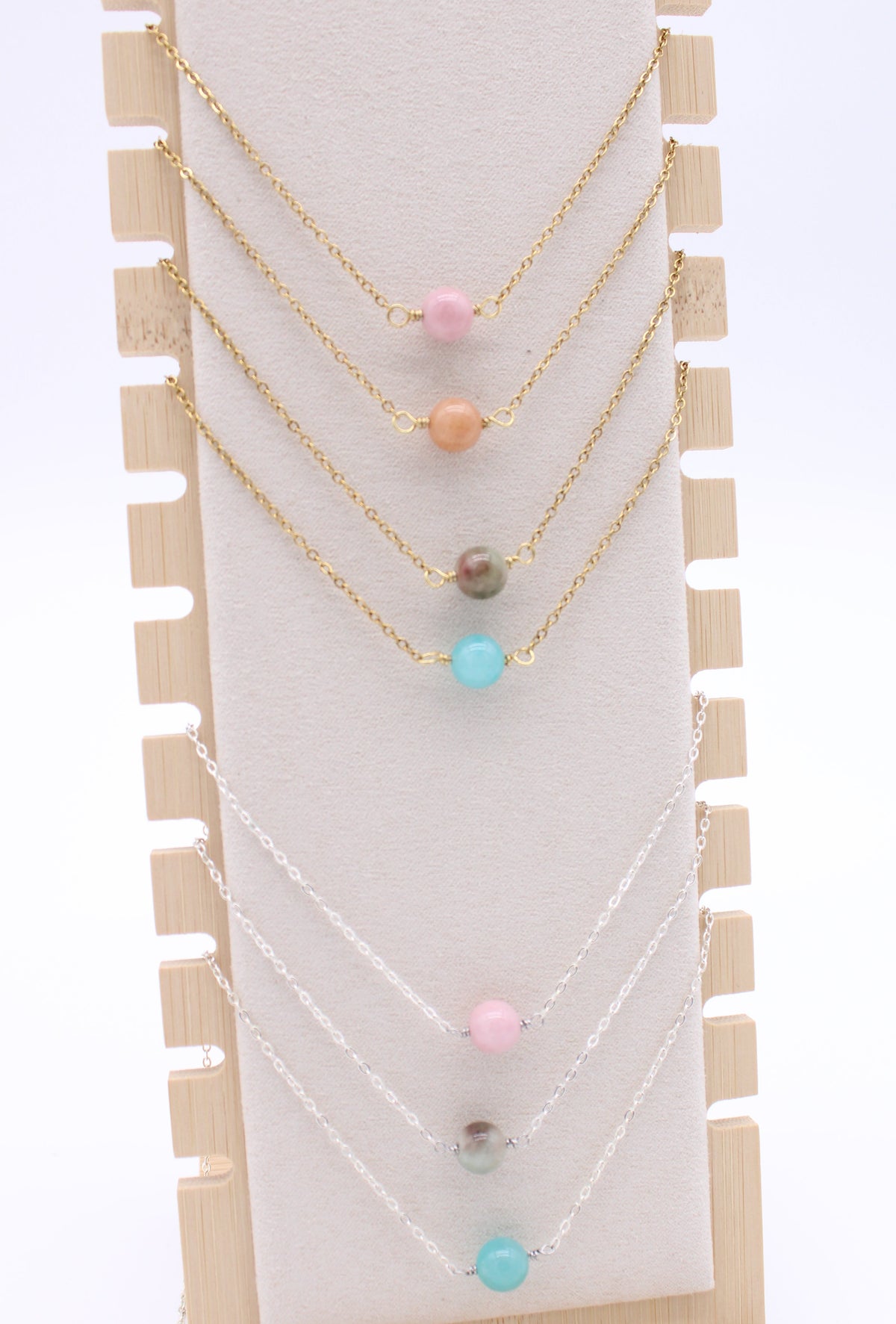 Solitaire Gem Necklace