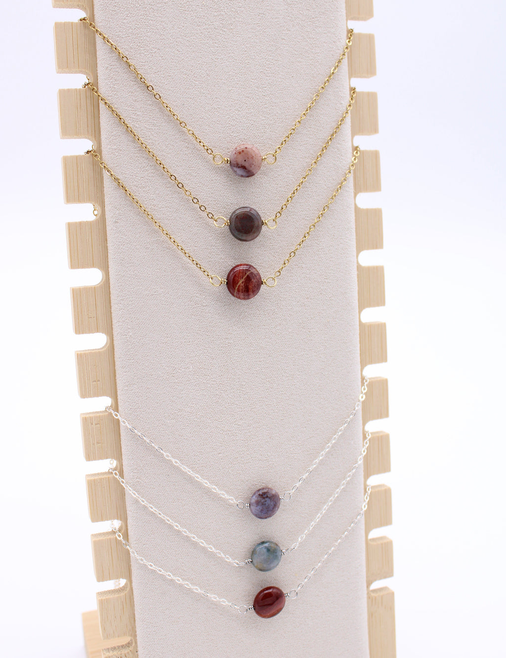 Solitaire Gem Necklace