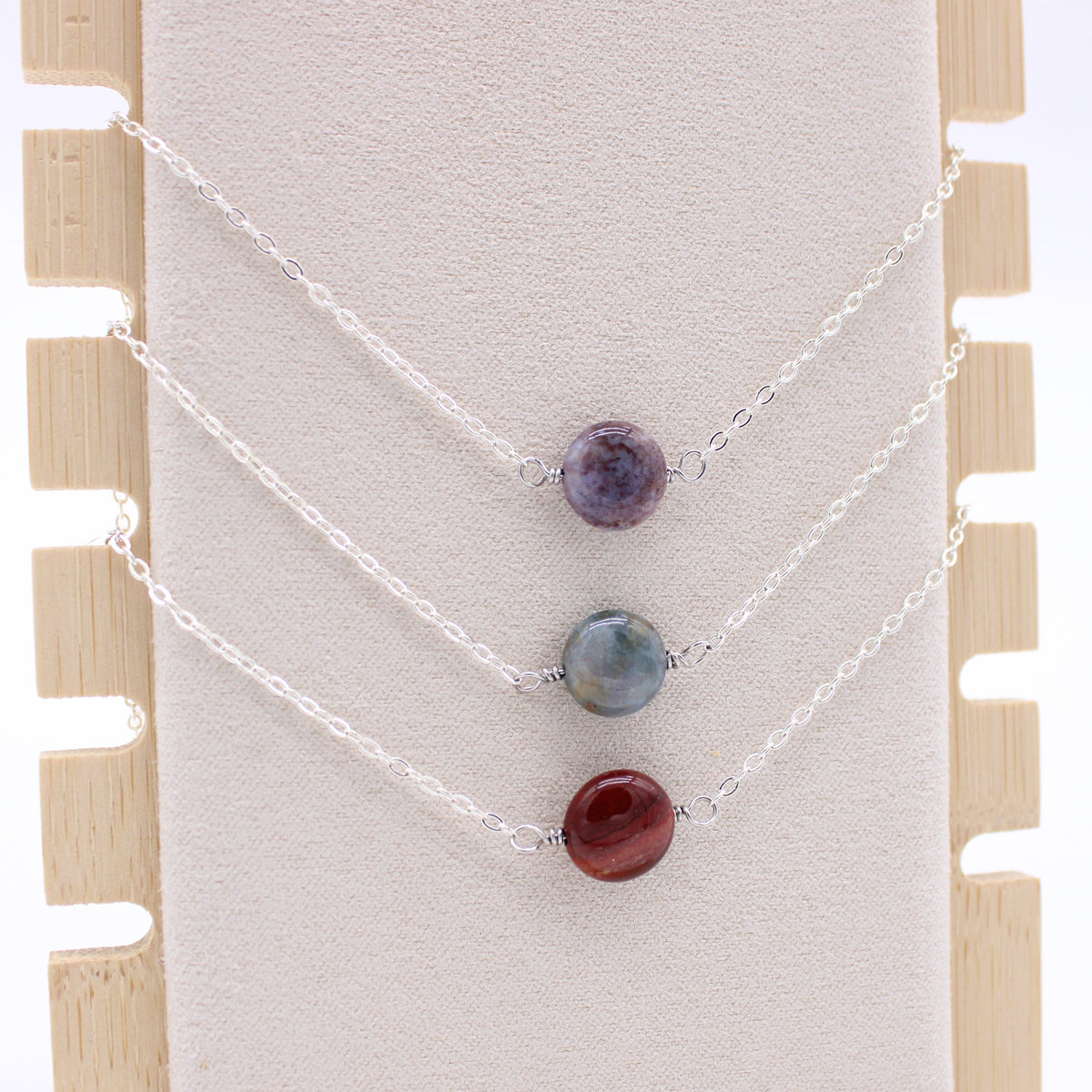 Solitaire Gem Necklace