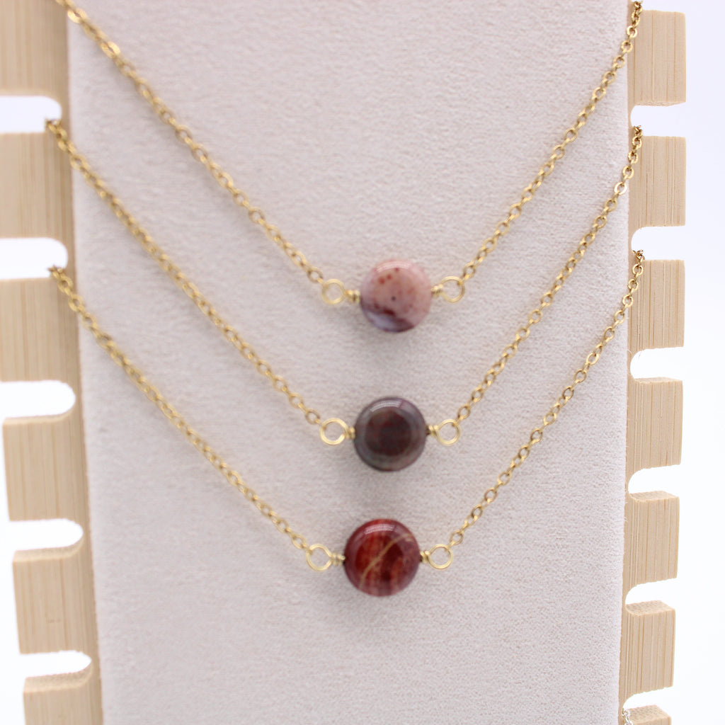 Solitaire Gem Necklace