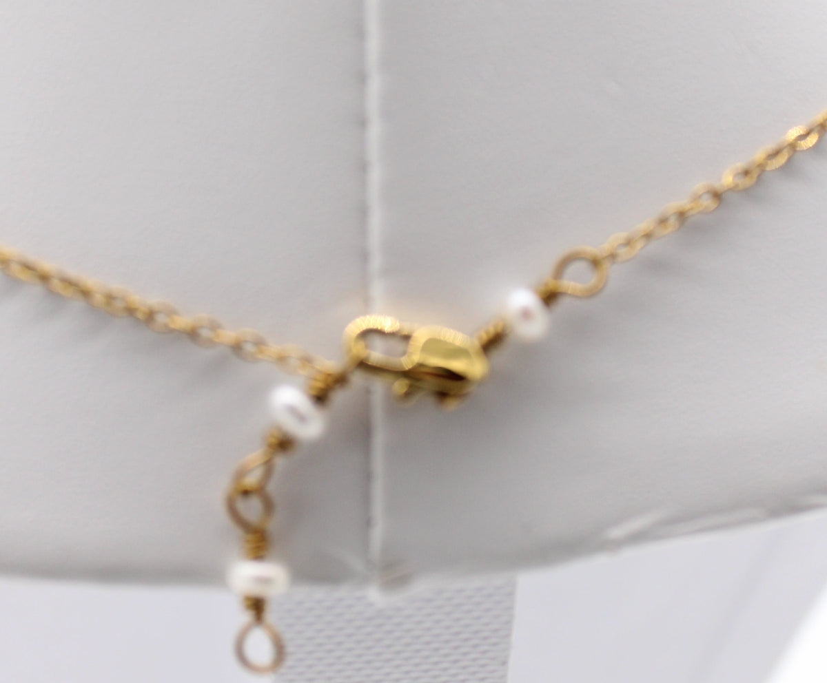 Solitaire Pearl Necklace