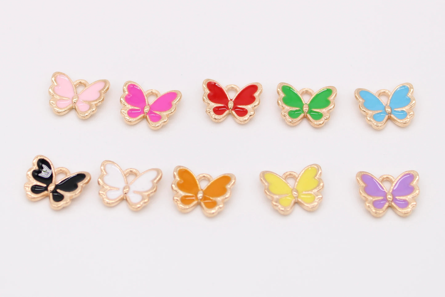 Colorful Butterfly Charm Bracelet