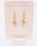 Turquoise Double Layer Earrings