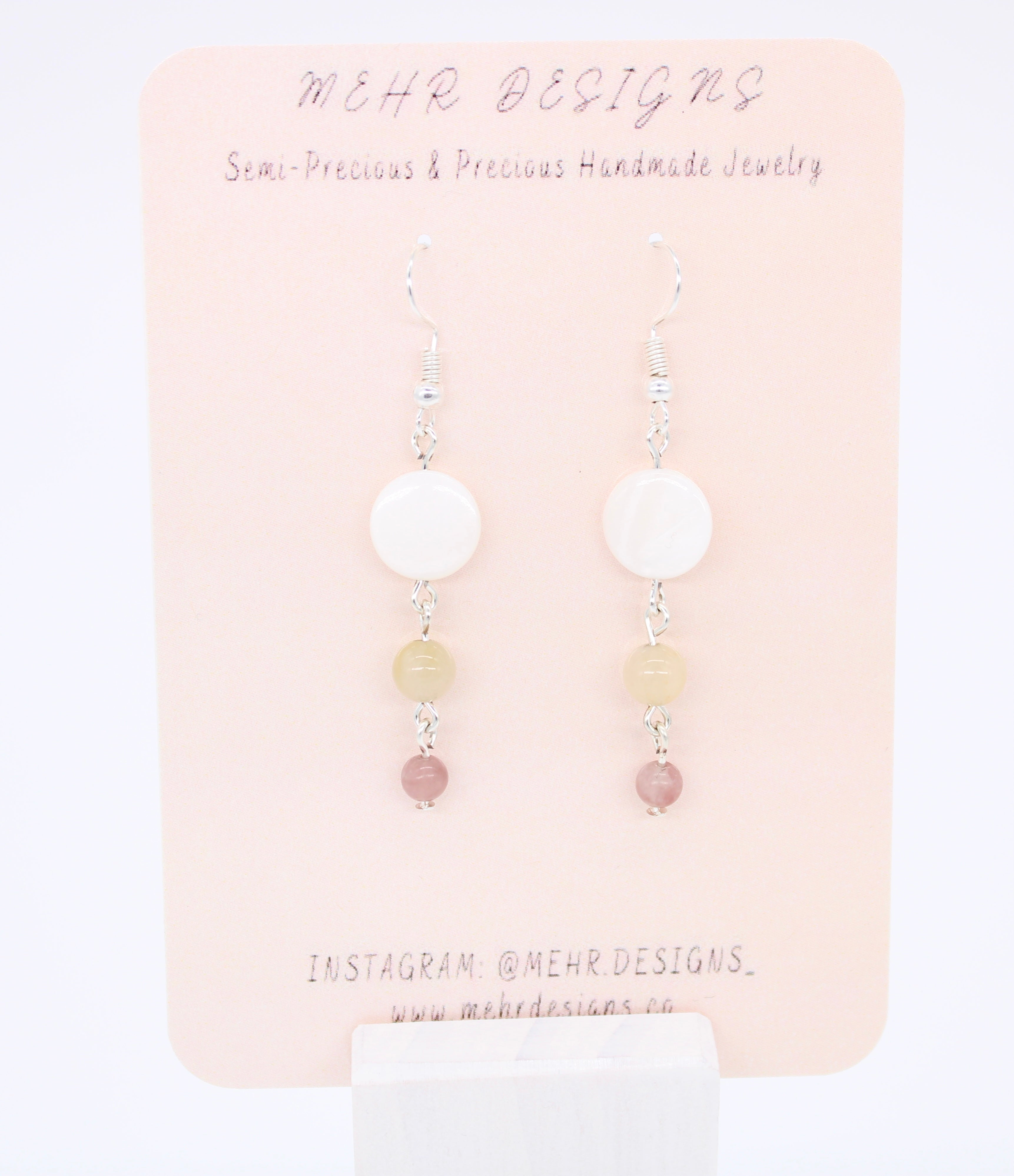 Shell Stepped Earrings