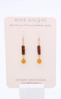 Amber Ball Earrings