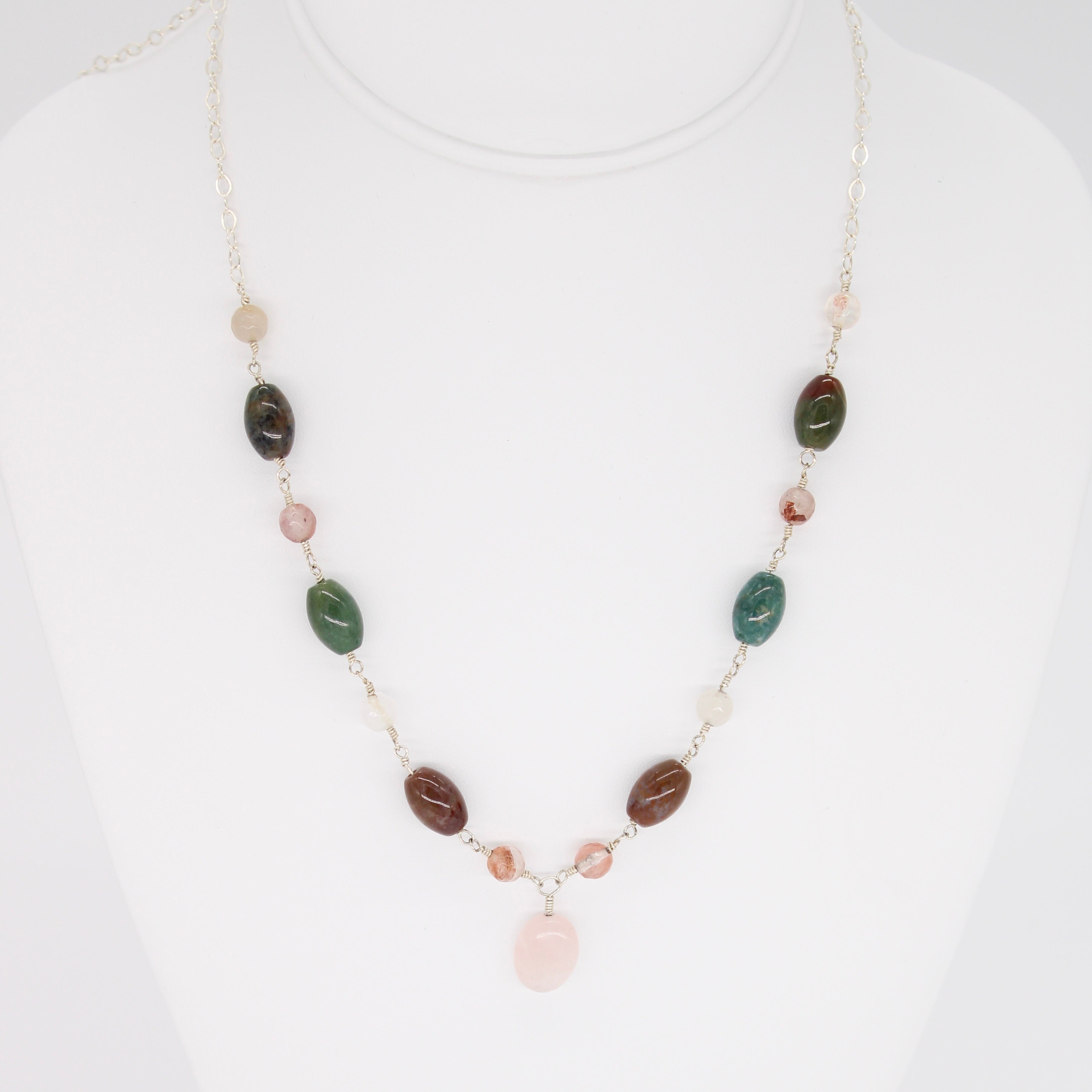 Oval Drop Necklace