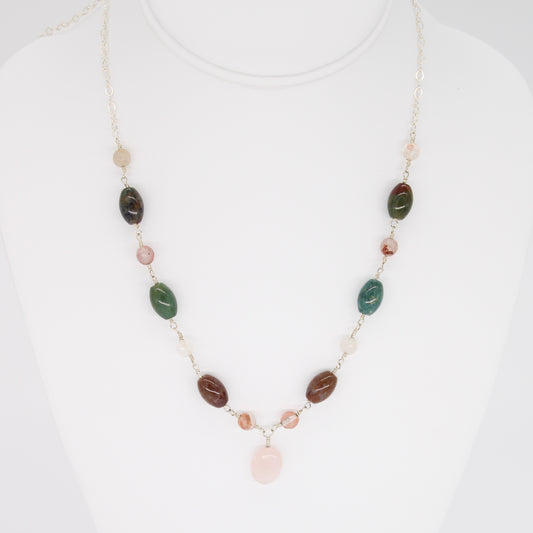 Oval Drop Necklace