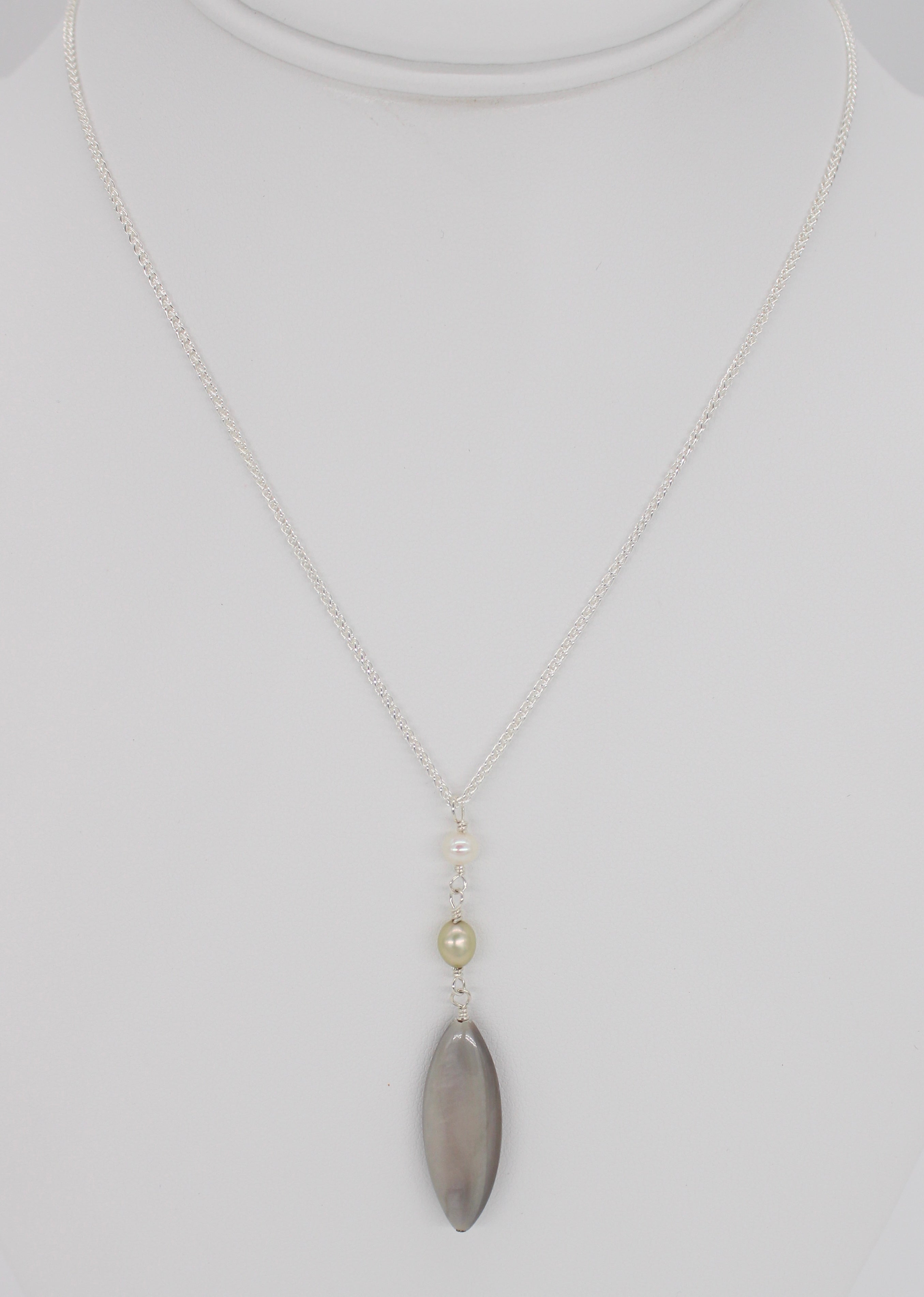 Celestial Pearl & Shell Locket (Just the Locket)