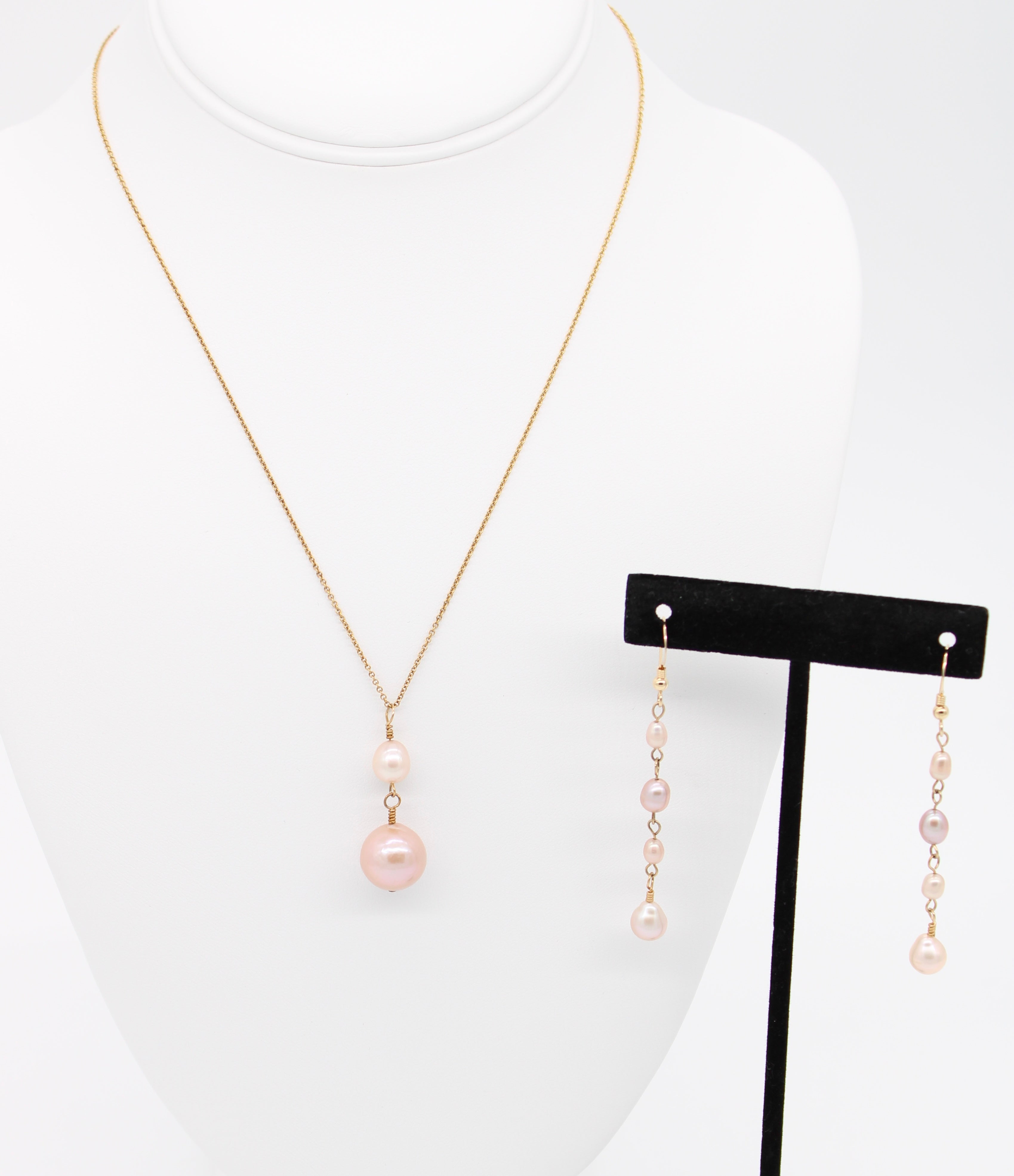 Peach Pearl Edison Locket (Just the Locket)