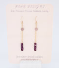 Jasper & Quartz earrings