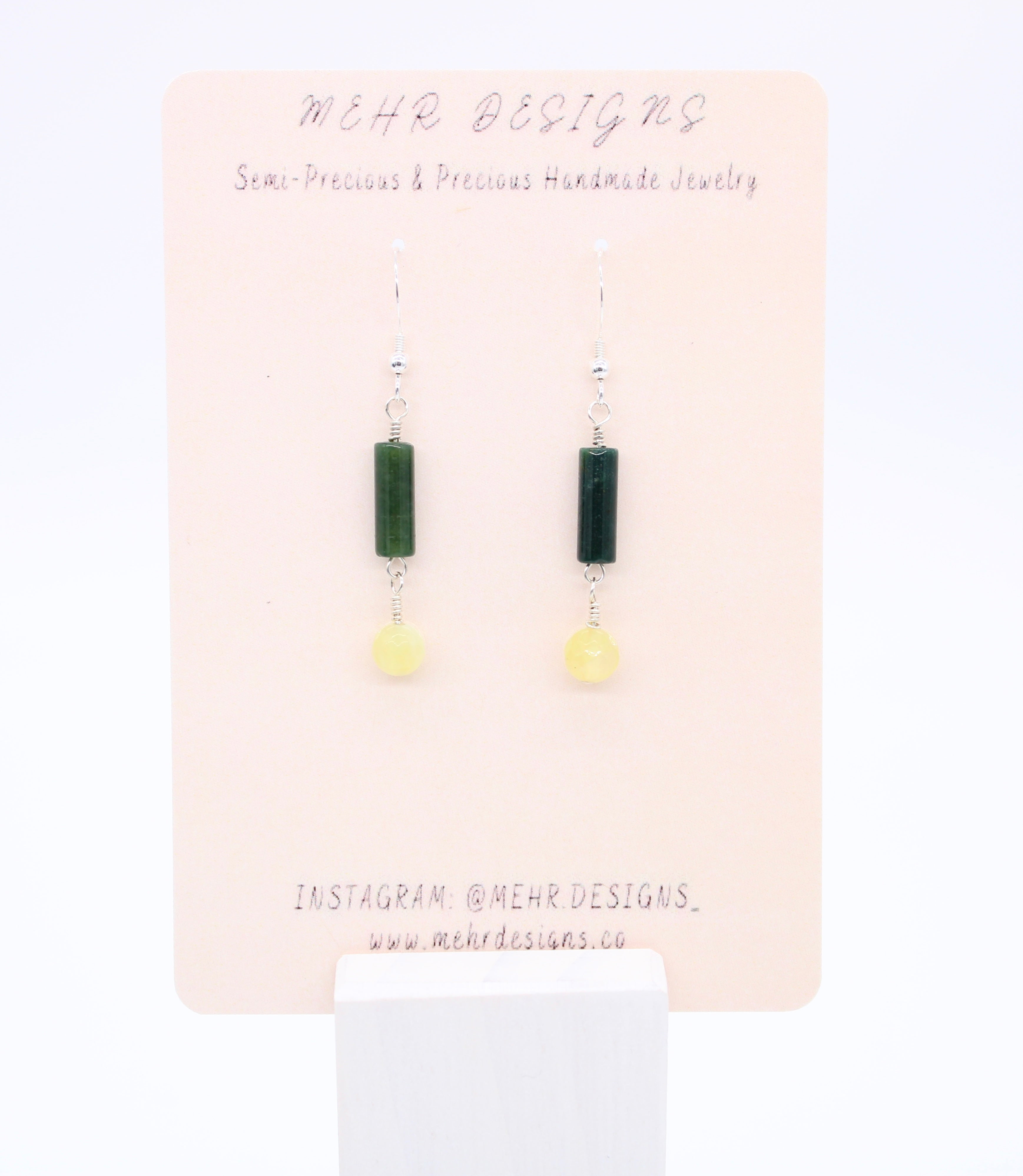 Agate Ball Earrings
