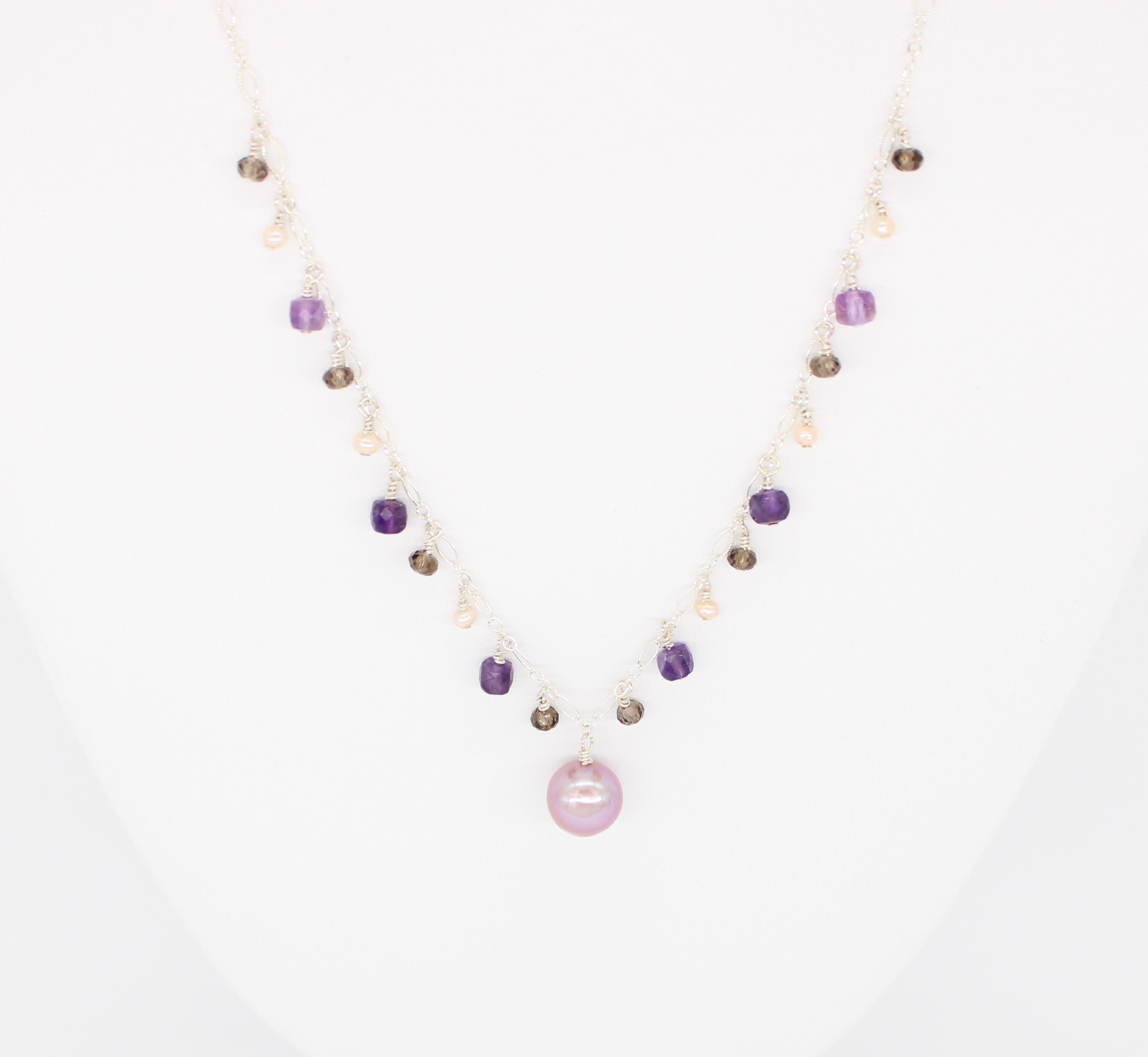 Heirloom Pearl & Quartz Necklace