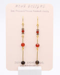 Step Carnelian Earrings