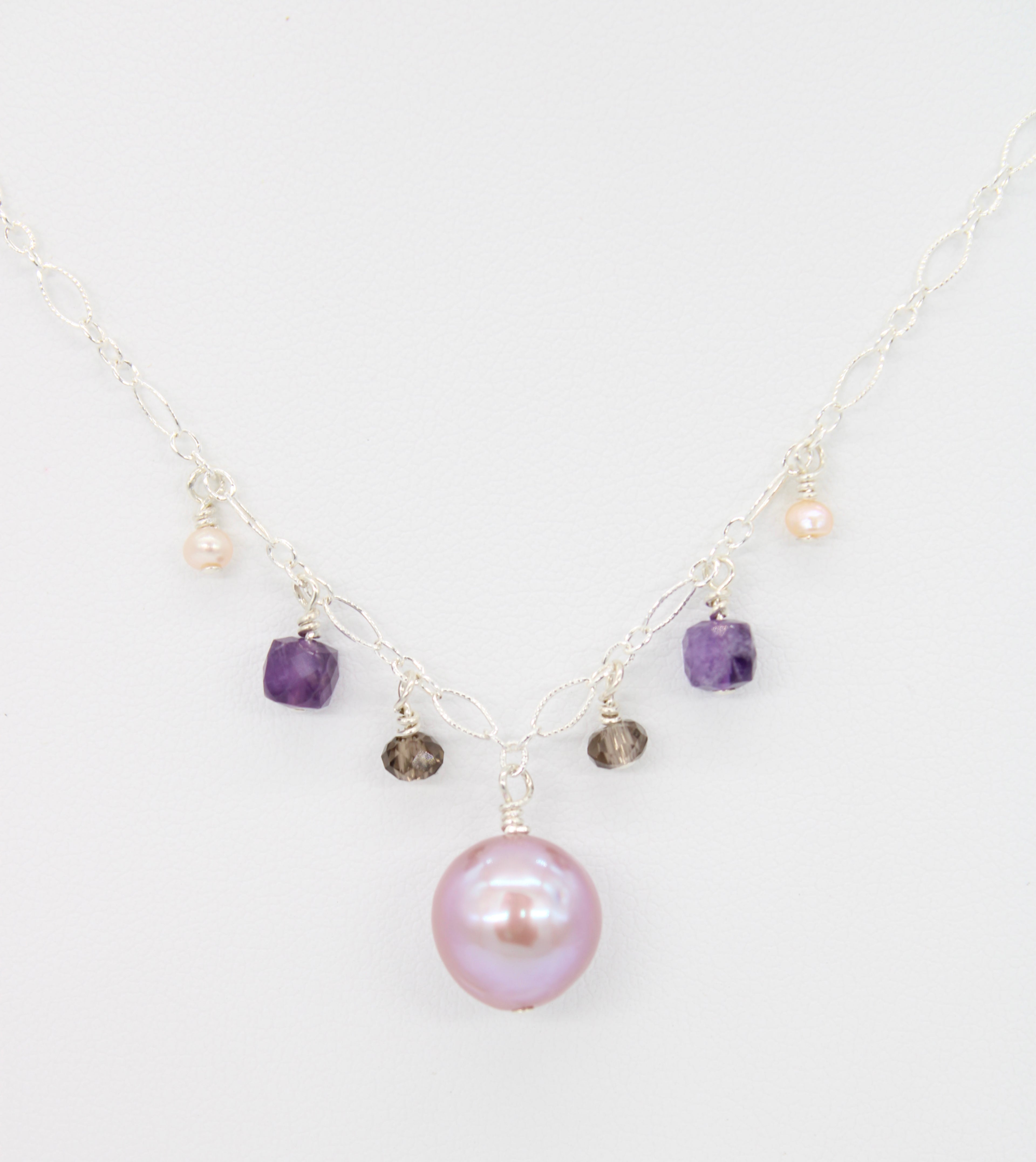 Heirloom Pearl & Quartz Necklace